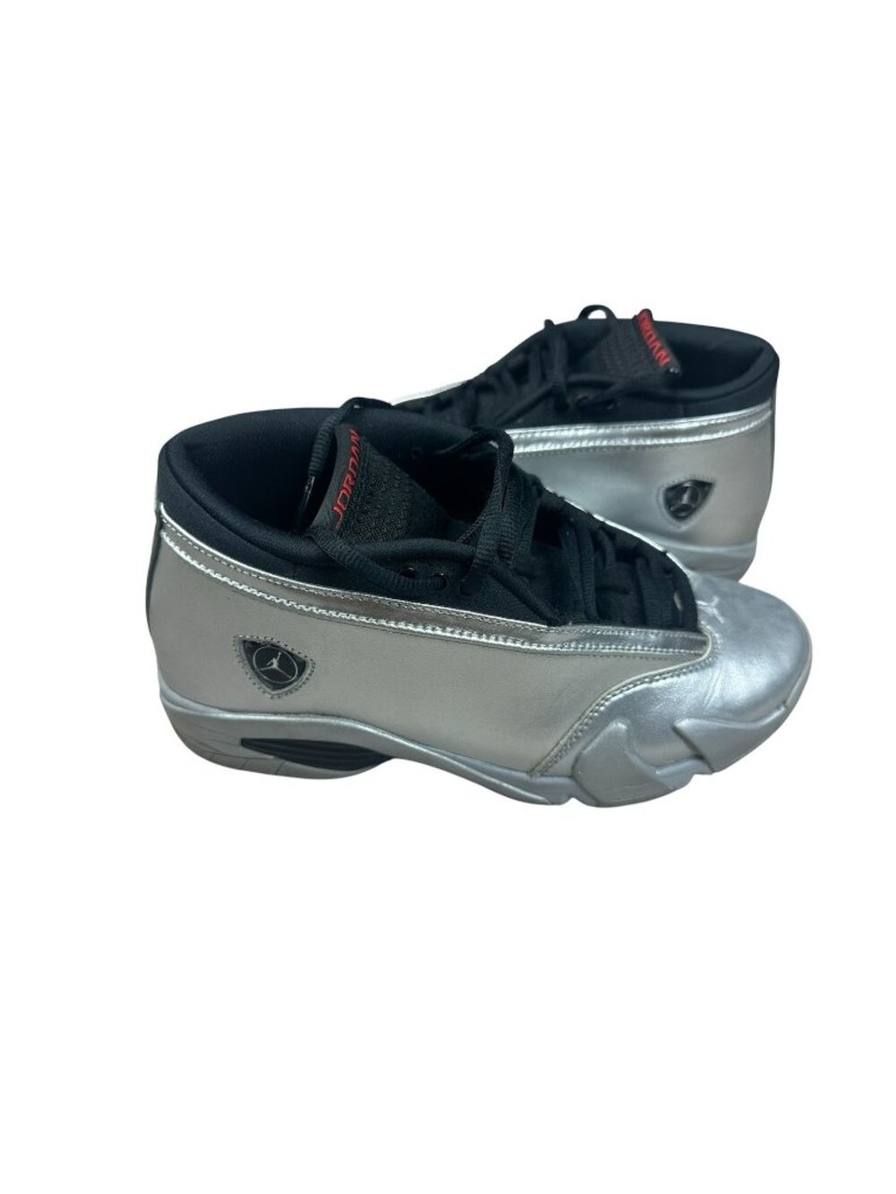Air Jordan 14 Retro Low Metallic Silver W Size 8